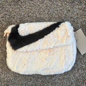 NIKE Sportswear Futura 365 Faux Fur Crossbody Bag